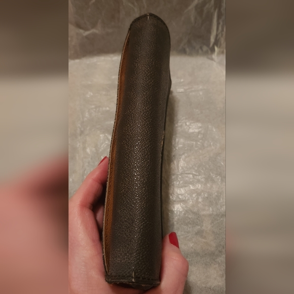 VINTAGE Michael Kors Long Monogram Bifold Snap Wallet Brown 7. 75 X 4" - Picture 6 of 16